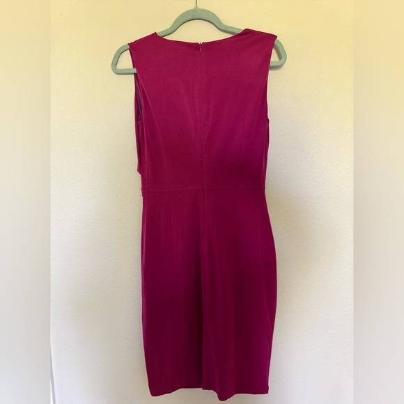 Grace Karin Magenta Berry Short Sleeve knee length Dress small - Picture 4 of 4